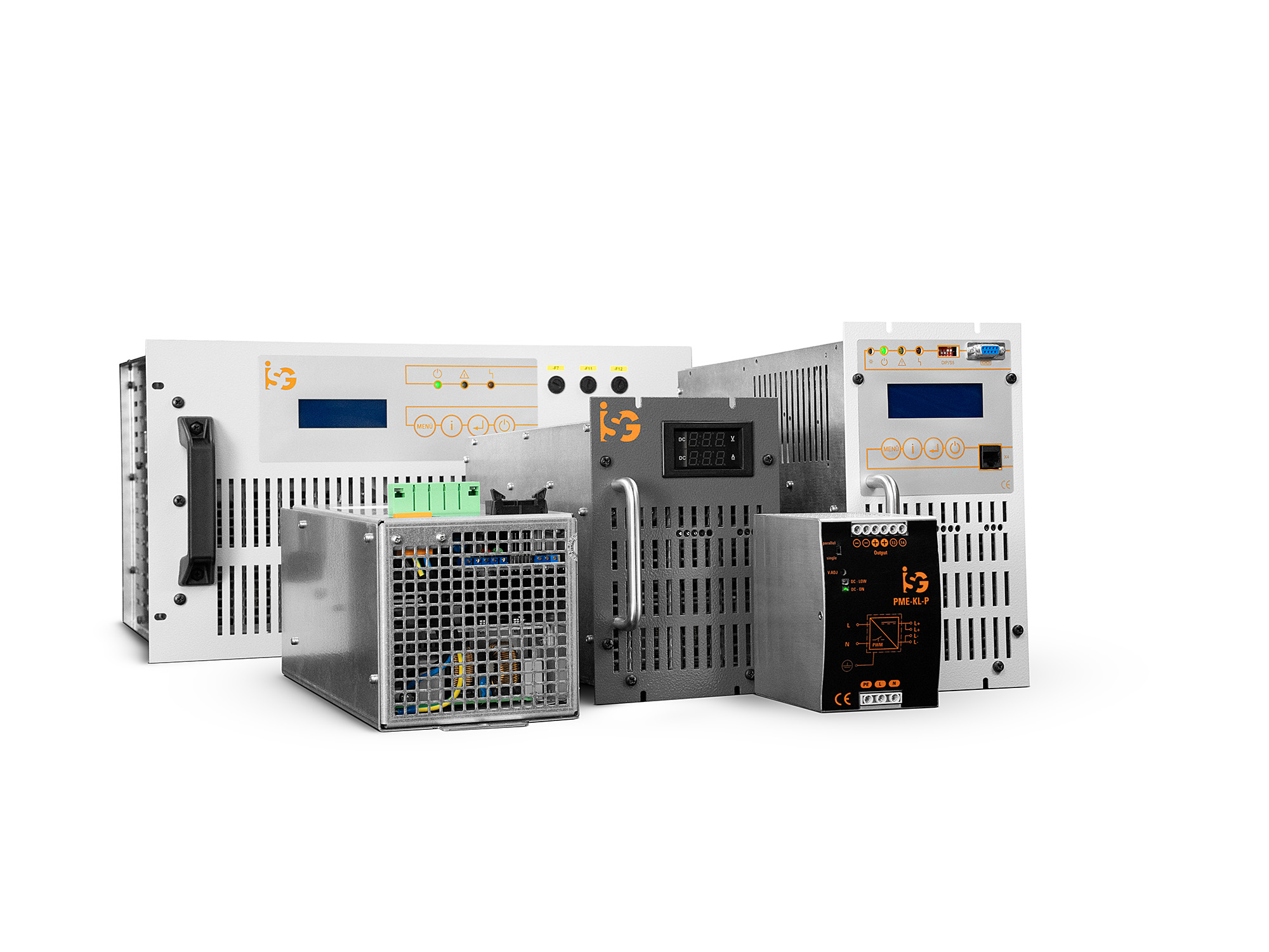 Modulare Industrie-Gleichrichter der ISG für eine effiziente DC-Stromversorgung